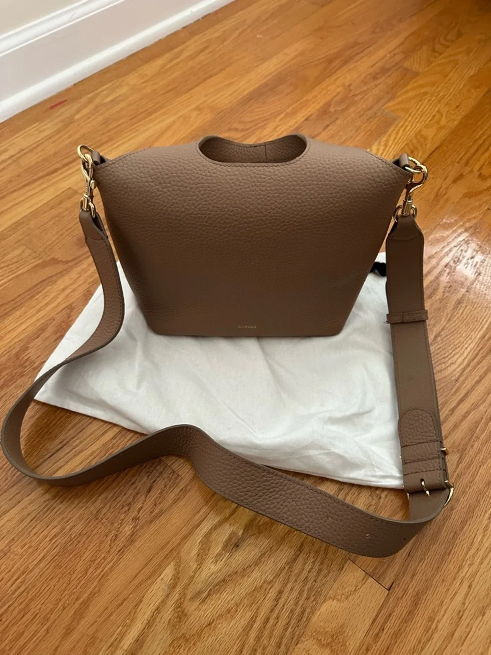 Cuyana Mini System Tote - cappuccino color - Picture 1 of 12